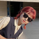 Unisex Cat Eye Casual Goggles Women Retro Rectangle Sunglasses  Luxury Design Classic Sun Glasses Ladies Outdoor Eyeglass