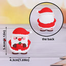 2025 Christmas Cake Decoration Lying Santa Claus Letters Merrychristmas Cake Toppers Christmas Tree Mini Santa Cupcake Toppers
