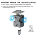 LASER TREE 20W Optical Power Laser Module with Air Assist Nozzle Diode Laser Head for CNC Engraving Cutting Machine DIY Tools