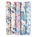 5PCS 25 x 25cm/50 x 50cm Squares Cotton Craft Japanese Fabric Cloths for DIY Bundle Patchwork Quilting Sewing Artcraft