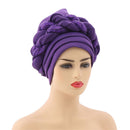 Latest African Auto Geles Headtie Already Made Headties Shinning Sequins Turban Cap for Women Ready Female Head Wraps