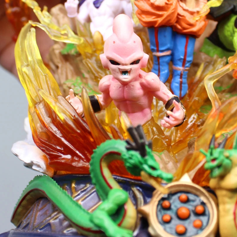 23cm Dragon Ball Z FigureS Son Goku Frieza Shenron Anime Figurine Super Saiyan Frieza Statue Pvc Model Doll Toys Christmas GiftS