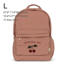 KS Baby Backpack 2024 New Kids Schoolbag Kindergarten Bags Brand Traveling Mom Cherry Lemon Children's Boys Girls Storage