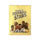 World Football Stars 27/55 Pcs Limited Edition Gold Cards  Plastic Material Football Player Toys Card Children's Fan Gifts Pack
