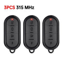3/2/1PCS 433MHz/315MHz Cloning Duplicator Auto Copy Remote Controller 4 Buttons Replacement Key Fob Universal Garage Gate Opener