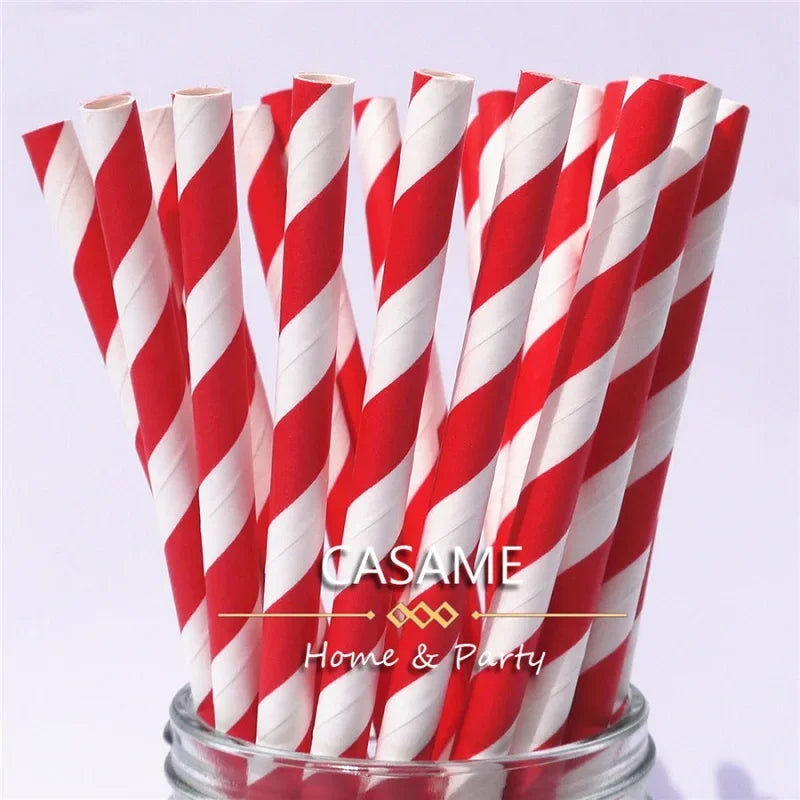 25 pcs lridescent Straws carnaval Party Wedding Decoration Kids Birthday Baby Shower Christmas Frozen Supplies party