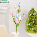 Easter Eggs Branch DIY Tree Flower With Rabbits Desktop Decora for Spring Party Easter Garden Holiday Bouquets Flower Decor 50cm