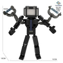 Skibidi Toilet Titan TV Man Speakerman Horror Game Bosses Camara Building Block Cartoon Doll Model Kids Birthday Halloween Gift