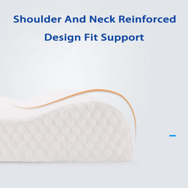 Memory Foam Neck Pillow Orthopedic Cervical Coccyx Massager Pillows For Sleeping Slow Rebound Health Care Pain Release Bedding