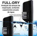 Snorkel Full Face Diving Mask with Anti-Boom Coating Support Gopro Camera