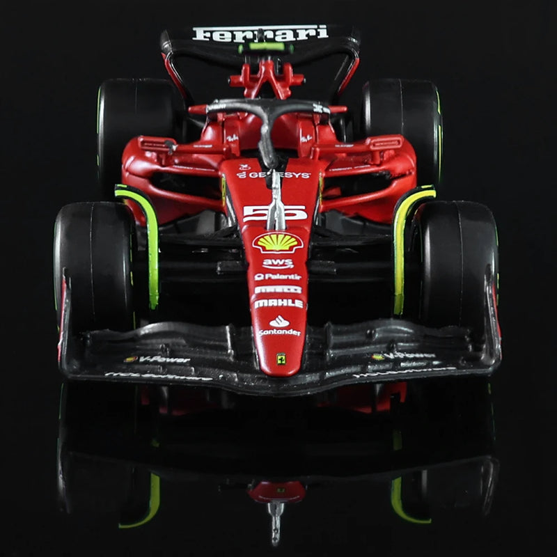 Bburago 1:43 NEW 2023 F1 Scuderia Ferrari SF23 16# Charles Leclerc 55# Carlos Sainz Formula One Alloy Super Toy Car Model