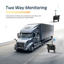 LeeKooLuu Wireless Dual Backup Reversing Cameras and 7" IPS Car Monitor IR Night Vision Rear View Camera for RV Truck Trail Bus