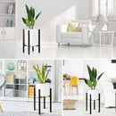 Einstellbare Höhe und erweiterbare Breite (23.37cm) Metall Pflanzenhalter mit perfektem Blumentopf Stand