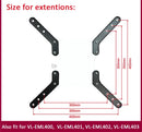 X400 VESA Extension Adapter 400x400mm for 14-55" Movable Folding LCD TV Floor Stand TV Mount Cart Display Rack