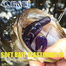 B&U 5pcs 88mm Craw Baits Floating Shrimp Softbait Soft Lure Wobbler Bass Artificial FishingTackle Artificial Pesca