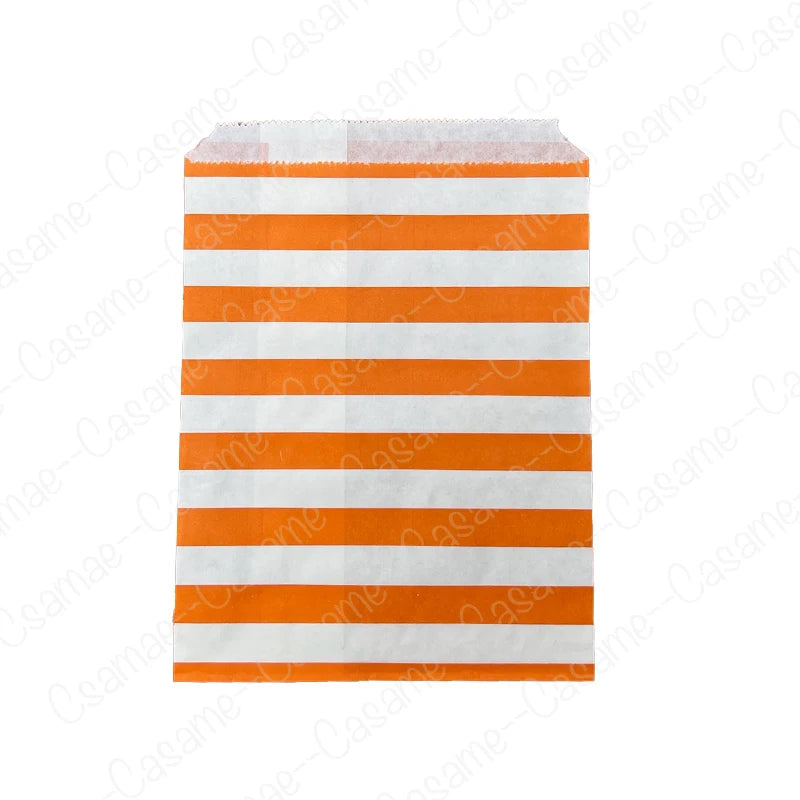 50 pcs 5x7 inch Paper Bag Four Leaf Clover Polka Dot Wavy Kraft Paper Bag Mixed Cookies Candy Gift Wrapping Bag For Christmas