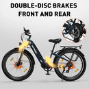 HITWAY 26X3.0 City Electric Bike Penelec W City cruister E boat 48V 18Ah Replaceable Battery 55-80Km 7 Speed switch E Ke