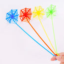 15Pcs Stretchable Climbing Spider Web Tricky Toys for Kids Birthday Party Favors Baby Shower Goodie Bags Halloween Carnival Gift