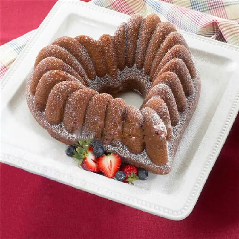 Love Heart Shape Cake Mold Silicone Freezing and Baking Pastry Molds Mousse Bread Mould Bakeware DIY Non-Stick Cake Pan