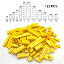 122pcs Thick Figures Bricks 12 Size DIY Building Blocks Educational Creative Size Compatible With 3001 Plastic Toys for Children