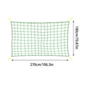9strand Garden Plant Climbing Net for Flowers Tomato Fruits Vegetables Grapes polyester Trellis Netting 0.9m/1.8m/2.7m/3.6mX1.8M