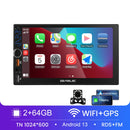 7 Inch Car Radio 2 Din Android 13 Carplay Android Auto Universal Car Multimedia Player Autoradio HD Touch Screen FM Bluetooth