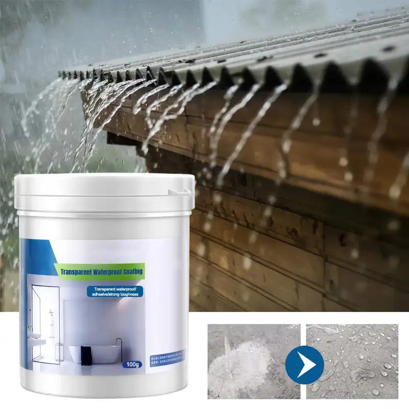 Waterproof Sealant Paste Repair Broken Surfaces Home House Sealer Mighty Transparent Paste Coating Roof Leak Proof Adhesive