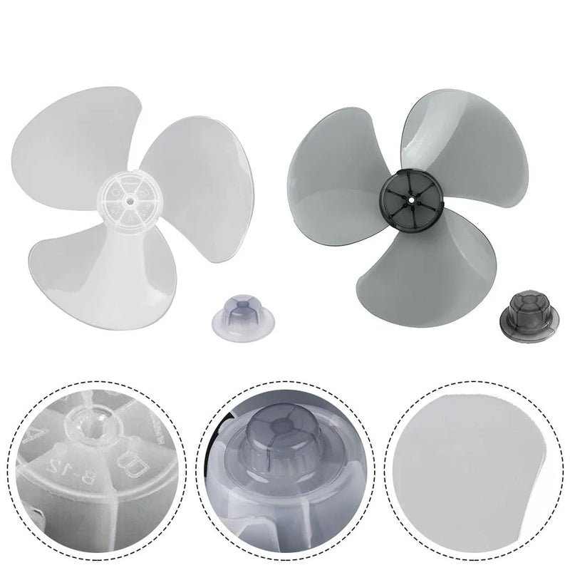 Plastic Fan Fan Blade For Standing Pedestal Fan 16 Inch General Accessories Household Plastic Fan Blade Fan Accessories