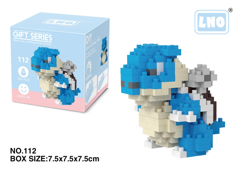 Pokemon Small Blocks Nanoblock Charizard Kyogre Groudon Rayquaza Model Education Graphics Toys for Kids Birthday Gift Toys