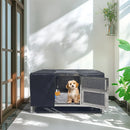 Heavy Duty Stainless Steel Chicken Coop Duck Rabbit Hen House with Dense Net Dog Cage with Waterproof Cover Yard