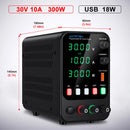 Wanptek Laboratory Power Supply 30V 5A 30V 10A 60V 5A 120V 3A Adjustable with USB fast Charging Regulator DC Power Supply