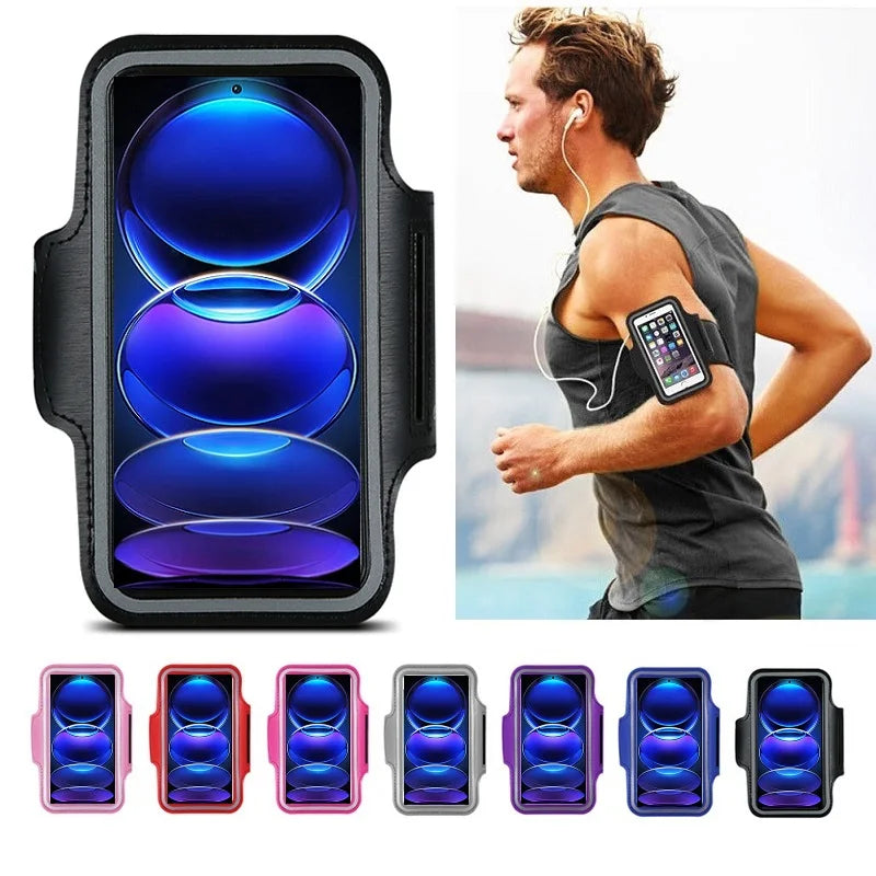 Mobile Phone Arm Bag Armband Case Arm Sleeve Sports Running Phone Holder Bracelet for Redmi Note 12 11 10 Pro Plus Max 11S 10S