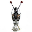 Boat Engine Controls Twin Lever, Marine Outboard Boats Throttle Control, Zinc Alloy Dual Handle Shift