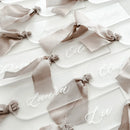 Frosted Acrylic Wedding Place Card Arch Name Tag Blank Name Plate Seating Chart Sign DIY Table Setting Mark Place Banquet Party