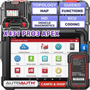 LAUNCH X431 PRO3 APEX OBD2 Scanner Wireless Car Diagnostic Tools with Topology Maping, CANFD DoIP, AutoAuth FCA SGW
