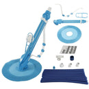Swimming Pool Cleaner Auto Swimming Pool Cleaner with 10pcs Durable Hose Suit for In Ground Pool with Pump XH