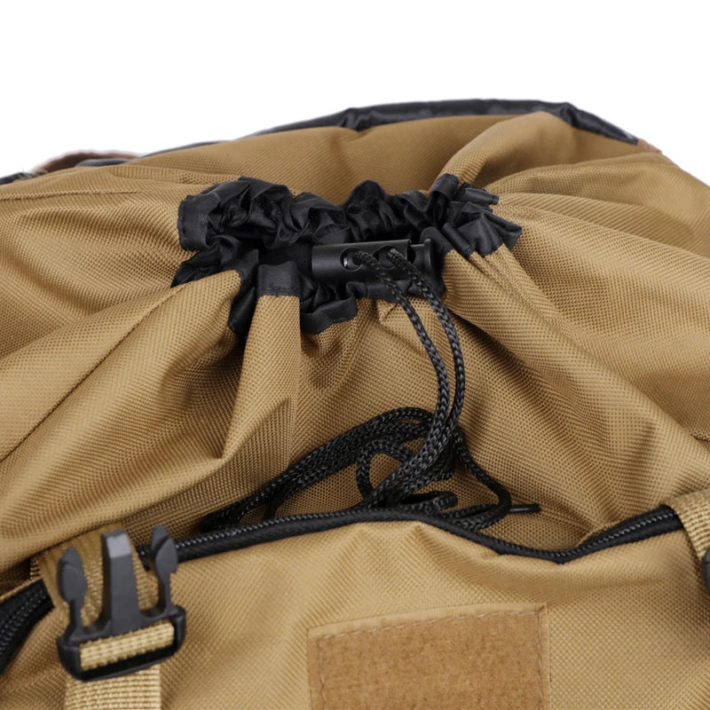 Large Capacity Hiking Backpack Outdoor Rucksack Canvas Trekking Camping Tactical Backpack for Outdoor Picnic Travel Sports