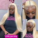 613 Blonde Lace Front Wig Human Hair  Wig  For Wowen Bone Straigh Human Hair Wigs 13X6 Hd Lace Frontal Wig 13X4 Lace Wigs