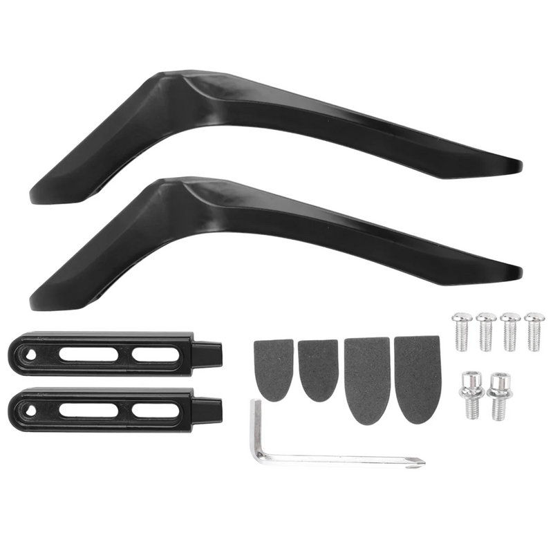 Steel TV Base for LCD Pedestal Screen Stand Home Universal Monitor Riser for 32 to 65 Inches