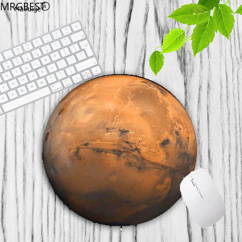 MRGBEST Earth Lunar Planet Carpet Desk Mat Pc Accessories Office Mouse Pad Table Cushion Mouse Mat Pad on The Table Keyboard Pad