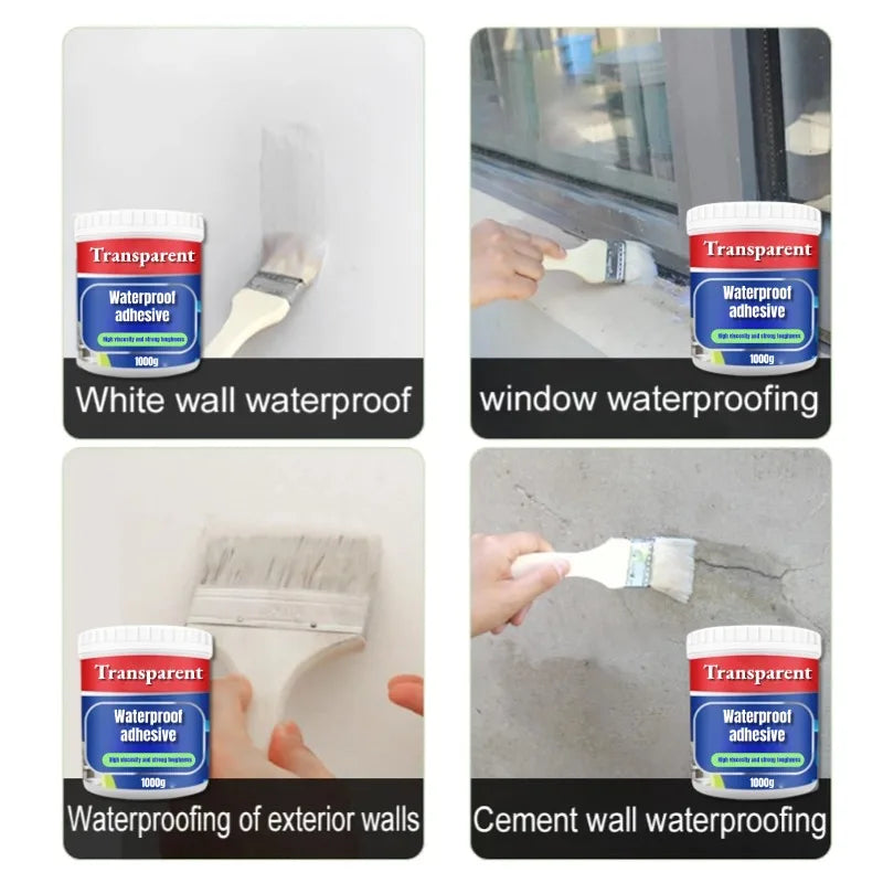 Invisible Waterproof Agent Transparent Sealing Coating Leak-Free Glue Adhesive Super Sealant Toilet Repair 30/300/600/1000g