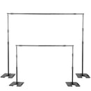 SH 2.4X3M Heavy Duty Background Stand Frame  Heavy Outdoor Heavy Wall Stable Photography Studio Background Party Wedding