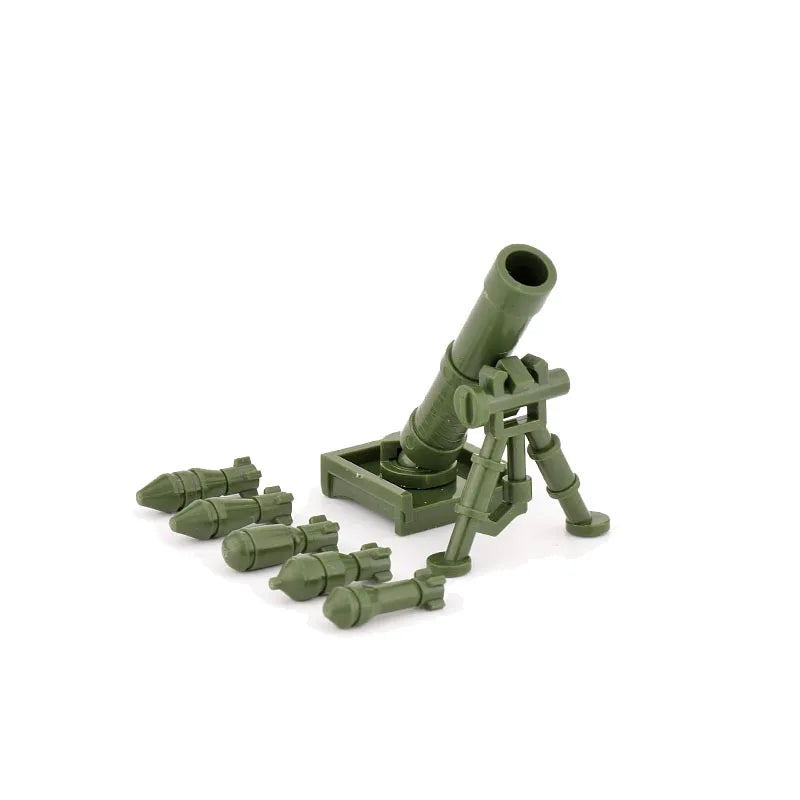 WWII Military Building Blocks Accessories Soldier Figures Weapons Box Rifle Submachine Gun AKM Shield Mini Brick Toy K003 Gift