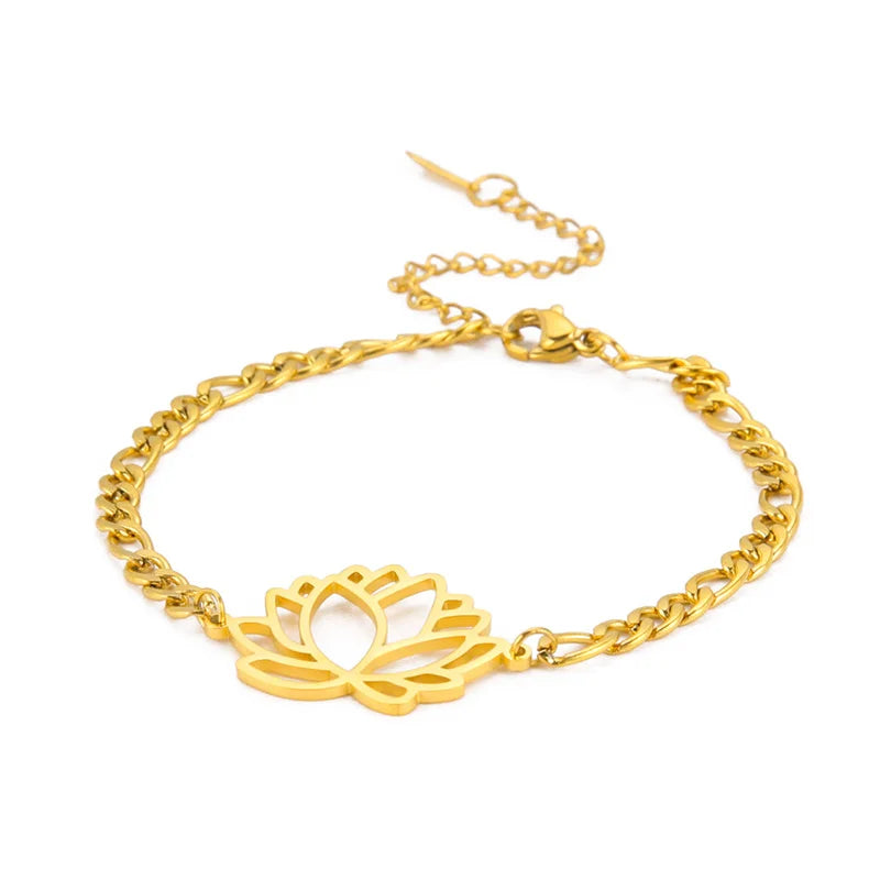 Witch Knot Charm Bracelet for Women Men Stainless Steel Chain Bracelets Witchcraft Amulet Paganism Jewelry Mothers Day Gift