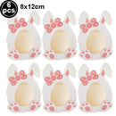 Easter Banner Easter Sign Garlands Rabbit Swirl Hanging Decoration Easter Egg Carrot Bunny Banner Happy Easter Party Decorations