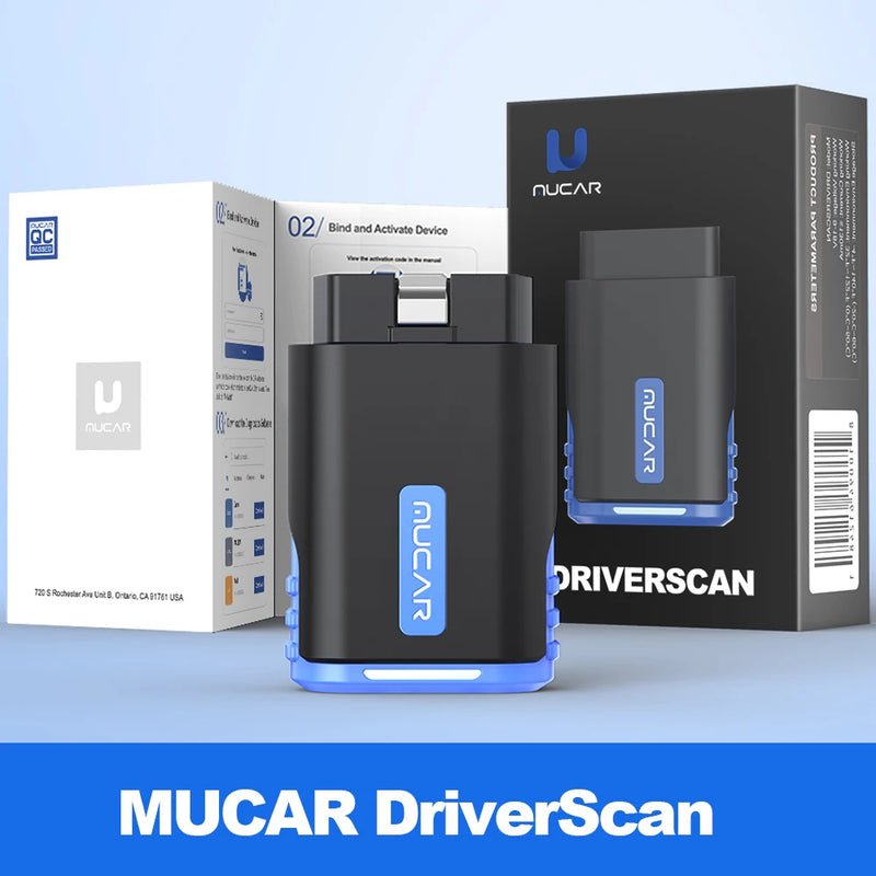 MUCAR DriverScan Auto OBD2 Diagnostic Tool All System Diagnosis Bi-directional Control Oil SAS 15 Reset for All Cars