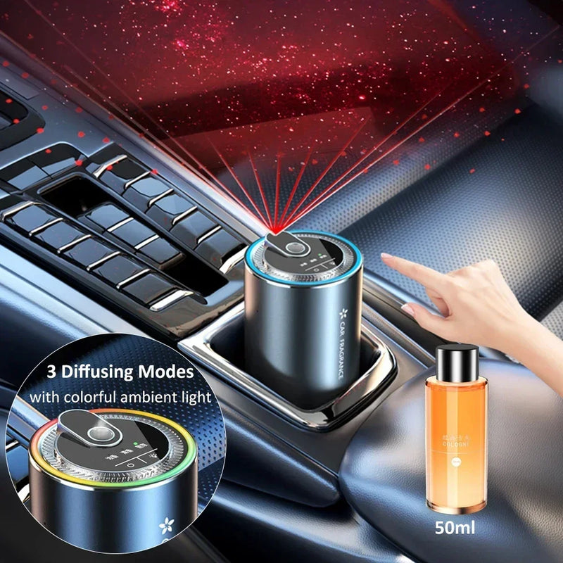 Smart Car Humidifier Essential Oil Diffuse Air Freshener  Mini Diffuser Scent  Aromatherapy with LED Colorful Light