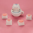 3D Cute Soft Cartoon Keycaps Replace for Cherry MX Gaming Mechanical Keyboard Keycap Keys Anime Custom Key Caps