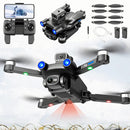 Light luxury S136 drone brushless motor, infrared obstacle avoidance, with two batteries, exquisite gifts