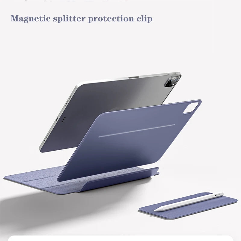 Smart Cover for iPad Pro 11 2024 Tablet Case For iPad Pro 13 M4 12.9 2022 6th generation Magnetic Clip for Air 13 11 M2 Air 5